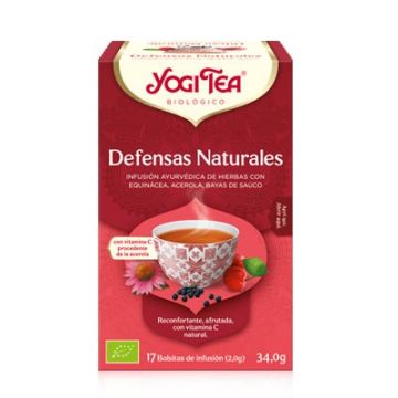 Yogi Tea Defensas Naturales Infusion Equinacea y Acerola 17 Uds