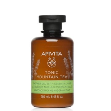 Apivita Tonic Mountain Tea Gel de Baño Aceites Esenciales 250ml