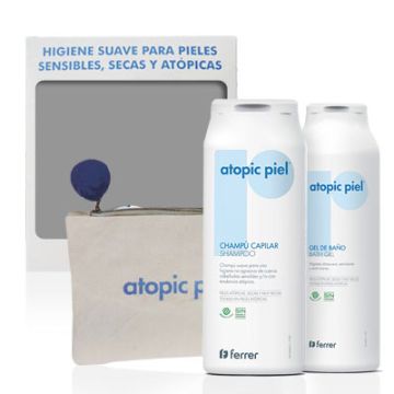 Repavar Atópic piel champú p/seca-atópica 200ml+gel 200ml+neceser