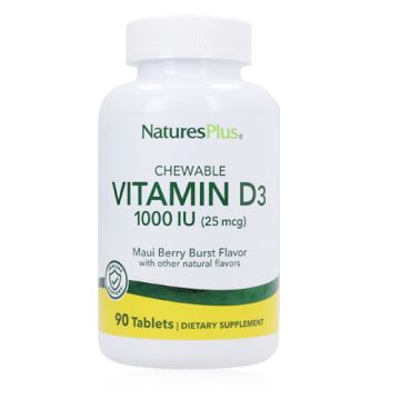 Natures Plus Vitamina D3 90 Comprimidos Masticables