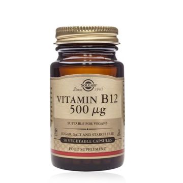 Solgar Vitamina B12 500 mcg (cobalamina) 50 Capsulas Veget