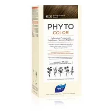 Phyto Color Tinte Permanente 6.3 Rubio Oscuro Dorado