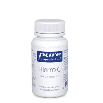 Pure Encapsulations Hierro-C 60 Capsulas Vegetales