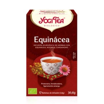 Yogi Tea Equinacea Infusion Equinacea Rooibos y Cardamomo 17 Uds