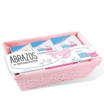 Sebamed Baby Abrazos de Sensaciones Canastilla Rosa 4 Productos
