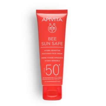 Apivita Bee Sun Safe Sensitive Crema Facial Calmante Spf50+ 50ml