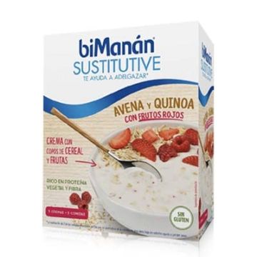 Bimanan Sustitutive Avena y Quinoa Crema de Cereales 5 Sobres