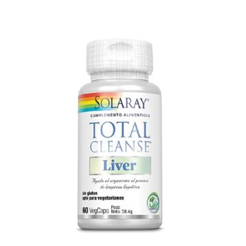 Solaray Total Cleanse Liver Limpieza Hepatica 60 Capsulas