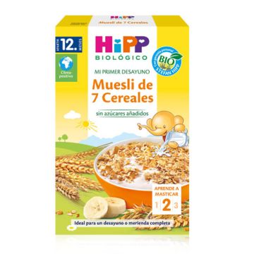 Hipp mi Primer Desayuno Muesli de 7 Cereales 200gr