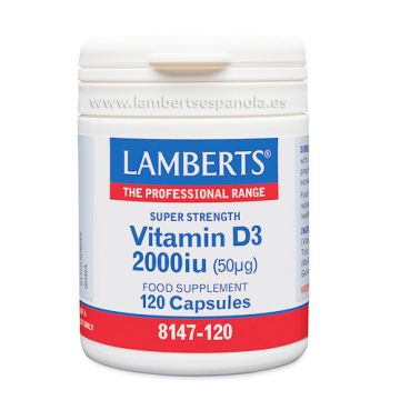 Lamberts Vitamina D3 2000 IU 120 Caps