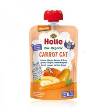 Holle Bio Organic Pure de Frutas Gato Zanahoria 6m+ 100gr