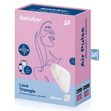 Satisfyer Love Triangle Estimulador de Clitoris Blanco
