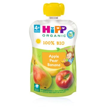 Hipp Pure Frutas Bio Manzana Pera y Platano 100gr