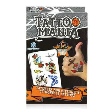 Davipharma Tatto Mania Tatuajes con Cintronela 12 Uds