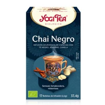 Yogi Tea Chai Negro Infusion Te Negro Jengibre y Canela 17 Uds