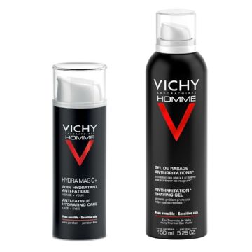 Vichy Homme Hydra Mag C+ Tratamiento 50ml + Gel de Afeitar 150ml