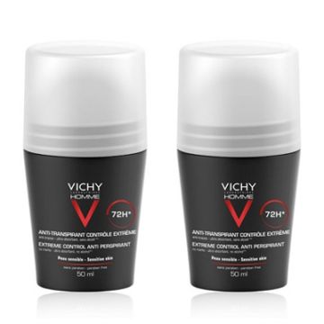 Vichy Homme Desodorante Antitranspirante 72H Duplo 2x50ml