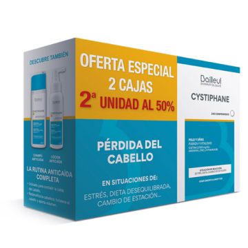 Biorga Cystiphane Anticaida Cabello y Uñas Duplo 2x120 Comp