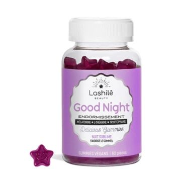 Lashile Good Night Concilia el Sueño Noche Sublime 60 Gominolas