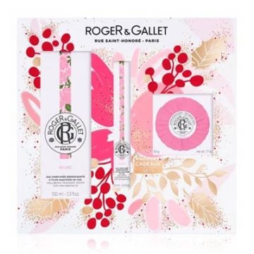 Roger Gallet Rose Agua Perfumada Relajante 100ml +10ml +Jabon 50g