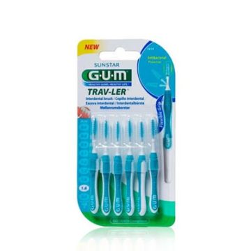 Gum Proxabrush Viaje 1614 Cepillo Interdental Conico 6Uds Gum Proxabrush Viaje 1614 Cepillo Interdental Conico 6Uds