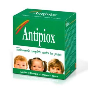 Antipiox locion antipiojos 150ml + champu 150ml + lendrera + gorro