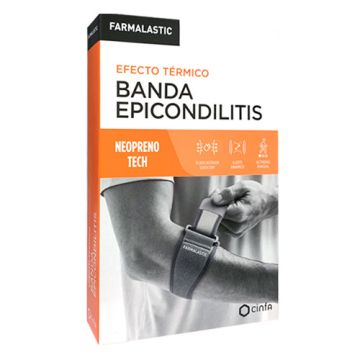 Farmalastic Banda Epicondilitis Efecto Termico Neopreno Tech T-U Farmalastic Banda Epicondilitis Efecto Termico Neopreno Tech T-U