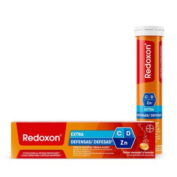 Redoxon Extra Defensas Vitamina C, D y Zinc 15 Comp Efervescentes
