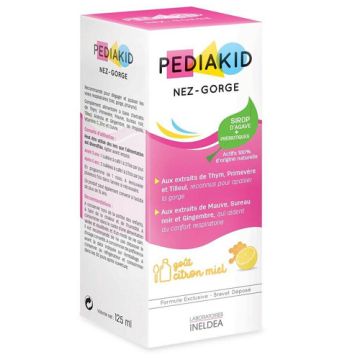 Pediakid Jarabe Infantil Garganta Limon y Miel 125ml