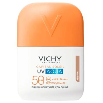 Vichy Capital Soleil UV Aqua Fluido Color Medio Spf50 50ml Vichy Capital Soleil UV Aqua Fluido Color Medio Spf50 50ml