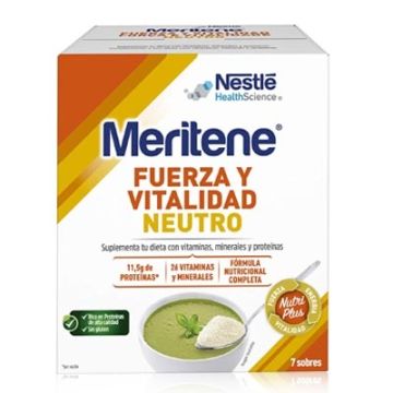 Meritene Fuerza y Vitalidad Sabor Neutro al Plato 7 Sobres Meritene Fuerza y Vitalidad Sabor Neutro al Plato 7 Sobres