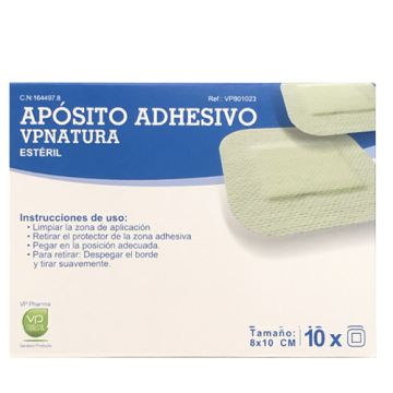 VP Natura Aposito Adhesivo Blanco 8x10cm 10Uds