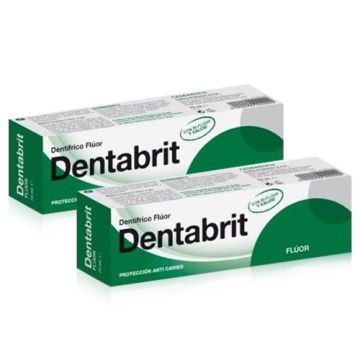 Dentabrit Pasta Dental Fluor Duplo 2x75ml Dentabrit Pasta Dental Fluor Duplo 2x75ml