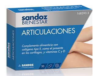 SANDOZ BIENESTAR ARTICULACIONES 30 CAPSULAS