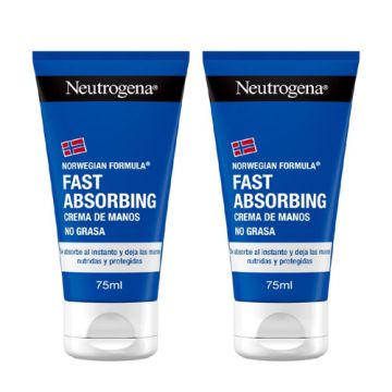 Neutrogena Manos Crema Rapida Absorcion Duplo 2x75ml Neutrogena Manos Crema Rapida Absorcion Duplo 2x75ml