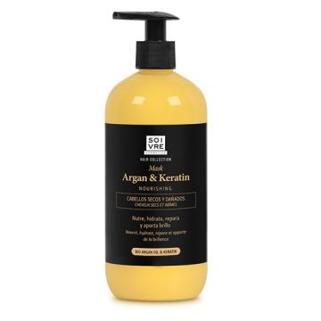 Soivre Mascarilla Reparadora y Nutritiva Argan y Keratina 500ml