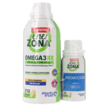 Enerzona Omega 3rx Aceite de Pescado 1gr 210caps + 48caps