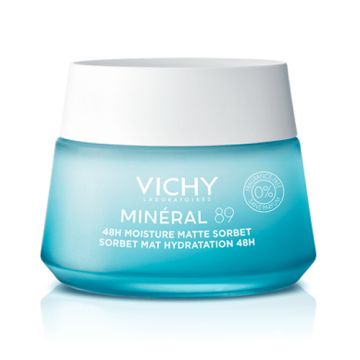 Vichy Mineral 89 Gel Sorbete Mate Boost Hidratacion 48H 50ml