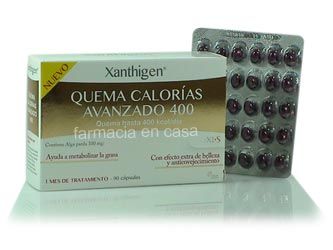 Xanthigen quema calorias avanzado 400 90 cápsulas