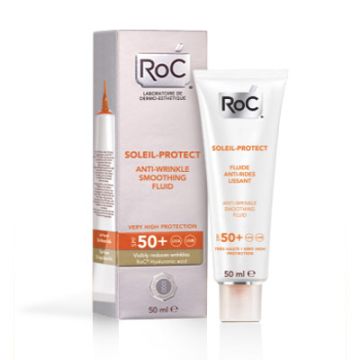 Roc Soleil-protect fluido reductor de arrugas spf 50+ 50ml Roc Soleil-protect fluido reductor de arrugas spf 50+ 50ml