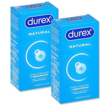 Durex Preservativo Natural Duplo 2x12Uds