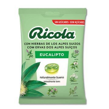Ricola Caramelos Eucalipto sin Azucar Bolsa 70gr