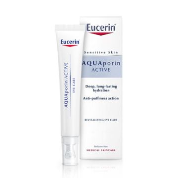 Eucerin Aquaporin active contorno ojos hidratante p/sensible 15ml Eucerin Aquaporin active contorno ojos hidratante p/sensible 15ml