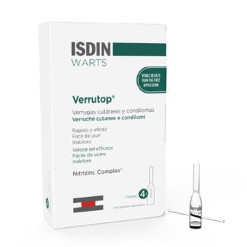 Isdin Warts Verrutop Tratamiento Verrugas Ampollas 4 Uds Isdin Warts Verrutop Tratamiento Verrugas Ampollas 4 Uds