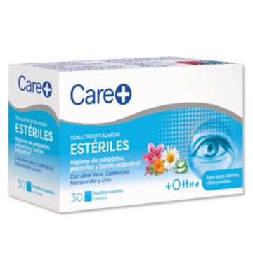 Care+ Eyes Toallitas Oftalmicas Esteriles 30Uds