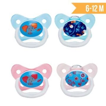 Dr Browns Chupete Silicona Protector Moldeado 6-12m+ 2 Uds