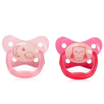 Dr Browns Chupete de Silicona Nocturno 6-18m 2 Uds
