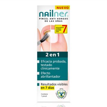 Nailner 2 en 1 antihongos uñas pincel 5ml Nailner 2 en 1 antihongos uñas pincel 5ml