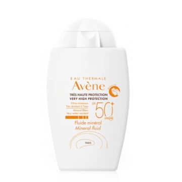 Avene Solar spf50+ Fluido Mineral Piel Sensible 40ml