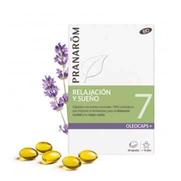 Pranarom Oleocaps 7 Sueño y Estres 30 Capsulas Pranarom Oleocaps 7 Sueño y Estres 30 Capsulas